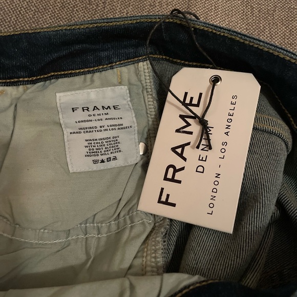 💙 NWT FRAME jeans mid-rise stretch flare - Picture 8 of 12